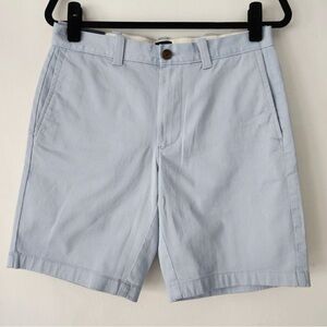 New‎ J. Crew 9" inseam light blue chino shorts mens size 30x9